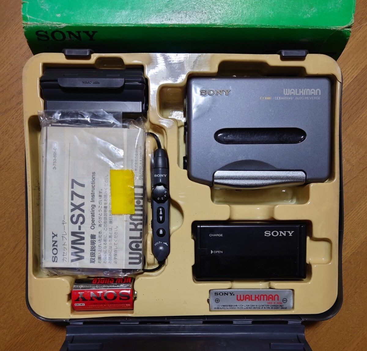 SONY WALKMAN WM-SX77 カセットプレーヤー動作未確認