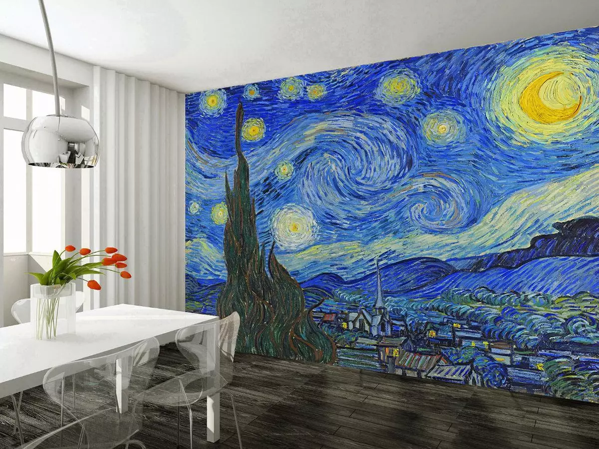 Starry night wall hanging sales