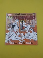 Vintage Walt Disney 101 Dalmatians 1982 Read Along Book And Tape No Cassette 