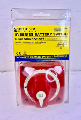 BOAT TRAILER MARINE RV BLUE SEA SYSTEMS M SERIES BATTERY SWITCH  6006 NOS