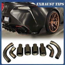 Exhaust Tips Exhaust Pipe Tip Tailpipe Trim for Lexus LC500 LC500H Rear Bumper