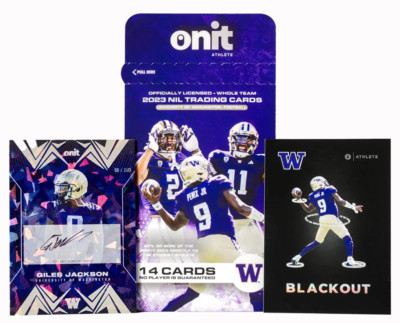   Pick your single card 2023 ONIT University of Washington Huskies Football  