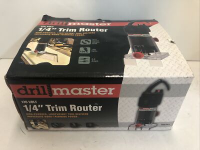 Drill Master 120v  26,000rpm 1/4'' Trim Router - 44914