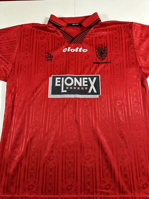 は*か様 Wimbledon FC 赤 シャツ lotto 1997- ビンテー は*か様 Wimbledon FC 赤 シャツ lotto 1997- ビンテー Wimbledon FC