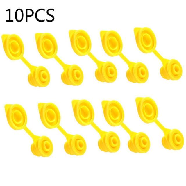 10Pcs Replacement Gas Can Fuel Jug Vent Caps Plug Eagle Chilton - Yellow-