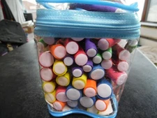 tifara beauty 42-pack 7 flexible curling rods NEW in zippered case 