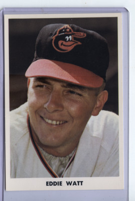 1970 Baltimore Orioles Team Issue Post cards Ed Watt | eBay