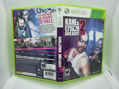 Kane Lynch Dog Days Xbox 360 Disc like new!