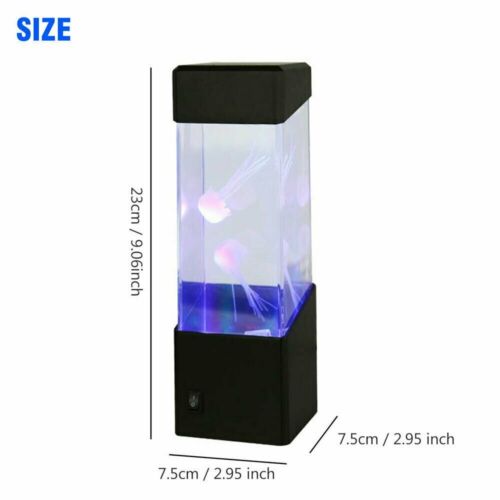 LED Jellyfish Light Lava Lamp Night Light Aquarium Multicolor Lighting Mood AU - Picture 10 of 12