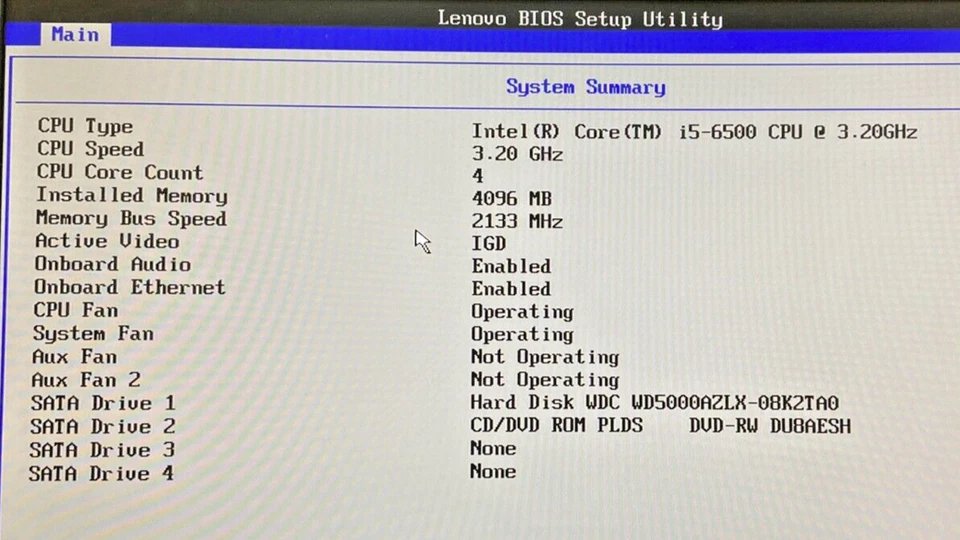 Lenovo ThinkCentre M900 SFF - i5-6500 3.20GHz - 4GB RAM - 256GB SSD (OFFERS OK) - Image 3 of 4