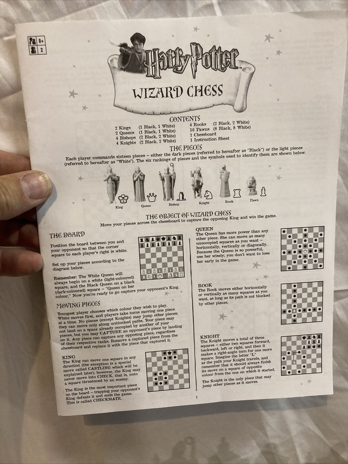 Wizard Chess Cheat Cards