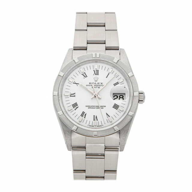 Rolex Oyster Perpetual Date White Men's 