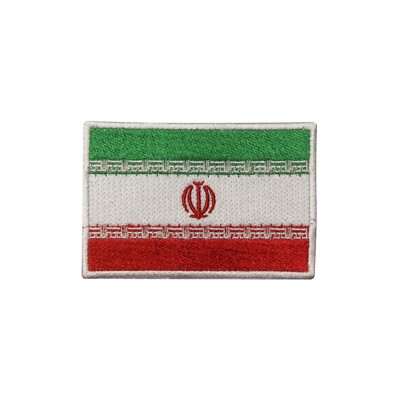 Iran Länderflagge bestickt Aufnäher Bügelbild/Aufnähen Patch für Kleidung