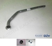 Auspuff Hosenrohr + Anbauteile Links für Ford Granada + Kombi 1981-1985