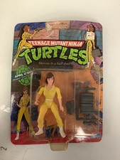 Playmates TMNT April O'Neil Action Figure MOC 1988 10 Back