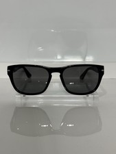 Persol 3341S 95/B1 Bold Black Acetate Dark Gray Glass Sunglasses