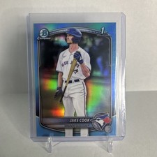 2025 Bowman Draft - Chrome Jake Cook #BDC-97 Sky Blue Refractor (RC)