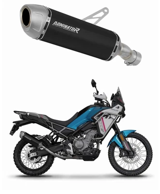 Silencieux Terminal d’échappement S6 CFMOTO 450 2024-2026 Titane Black - Photo 1/4