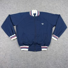 VINTAGE Fred Perry Track Jacket Mens Large Bl...