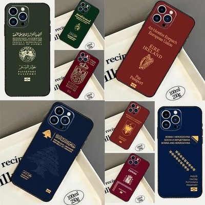 Handyhülle iPhone Cover Flagge Flag Fahne Etui Länder Passport Reisepass