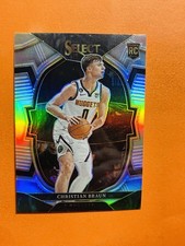 2022-23 Select Silver Holo Prizm Christian Braun #85 Rookie Denver Nuggets RC