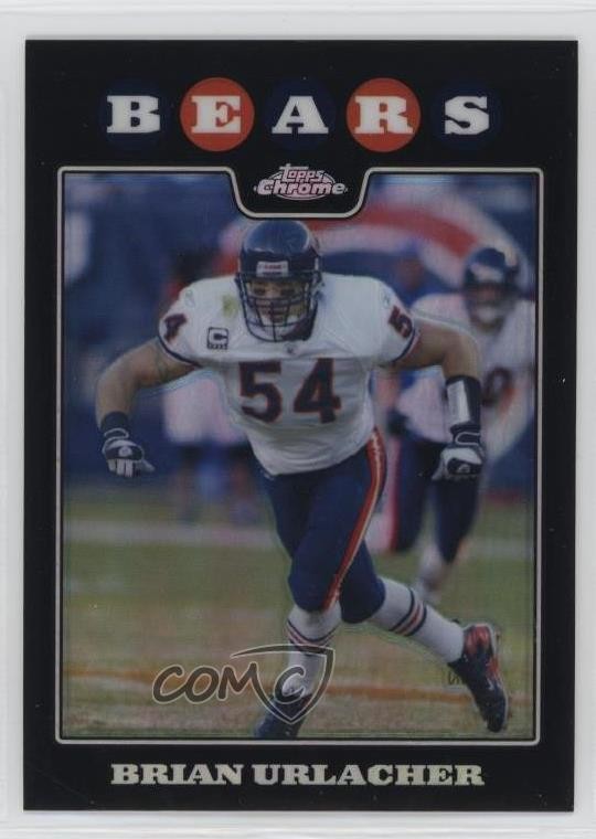 2008 Topps Chrome Refractor Brian Urlacher #TC115 HOF 6m1