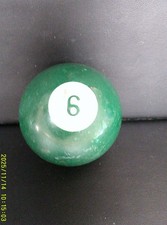Replacement 6 Billiard Pool Ball - Standard Regulation - 2 1/4" Diameter Solid