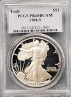 1988 S Proof American Silver Eagle PCGS PR68 DCAM - Undergraded? Lite Toning
