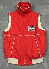 Vintage Wiman Champion Copper Plus Vest Mens Large Red Insulated Full Zip USA