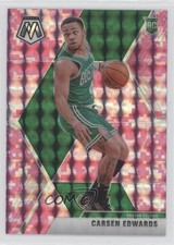 2019-20 Panini Mosaic Rookies Pink Camo Prizm Carsen Edwards #220 Rookie RC 0it8
