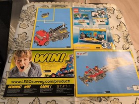 LEGO Instructions 7347 Creator 3 In 1 Tow Truck Instruction Only