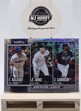 2026 Topps Series 1 American League HR Leaders Holo Foil - Judge/Raleigh #38