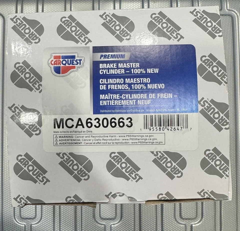 Brake Master 圆筒式真空吸尘器 MCA630663 — 第 2/2 张图片