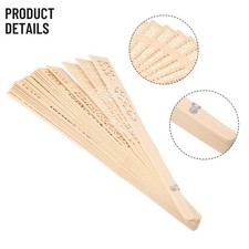 Folding Hand Held Fans Sandalwood Ladies Plain for Wedding Hot Small Pocket