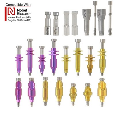 Analog Impression Coping Transfer Open Close Tray Scan Body Nobel Active NP/RP