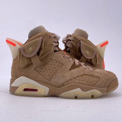 Air Jordan 6 Retro ''BRITISH KHAKI'' 2021 - Size 4.5 - dh0690 200 (1-4854)