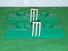 Subbuteo Cricket TC-C Two Sets of Stumps, Bails and Wicket Rests Rare Complete
