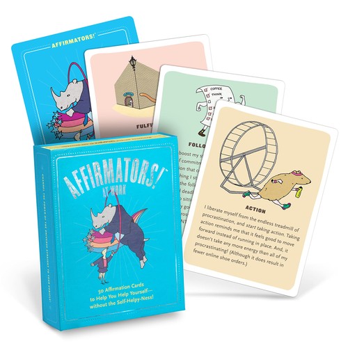 Knock Knock Affirmators! at Work: 50 Affirmation Cards to Help You Help Your...