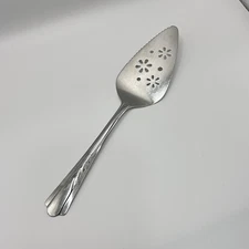 Ekco EKS7 Stainless Pie Server Glossy USA Chevron Geometric Center Flatware