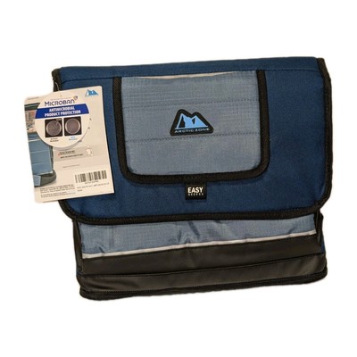 Arctic Zone 36 Can Collapsible Cooler Bag Microban Insulated Leak Proof Blue