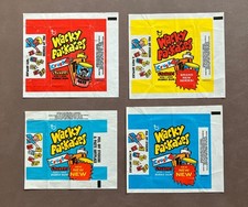 1973-75 Topps Wacky Packages Wrappers. Series 1-12. Lot of 16 with variations