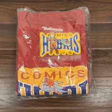 Fallout Hubris Comics T Shirt And Pins- Large- NEW SEALED