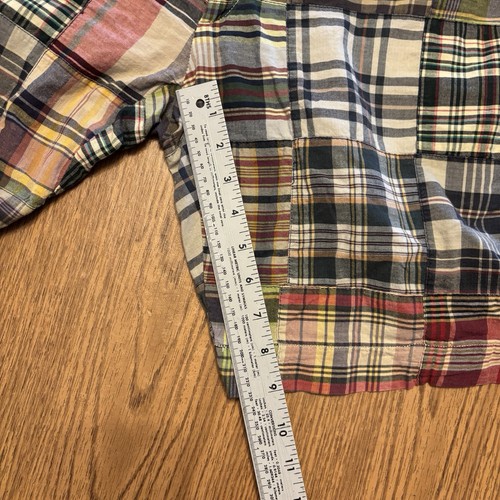 Pantaloncini Ralph Lauren Autentici India Madras Patchwork 36 Vestibilità Classica 100% Cotone - Foto 6 di 9