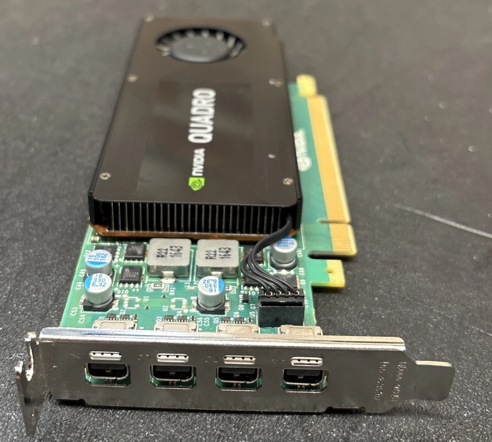 Tarjeta de gráficos para estación de trabajo de bajo perfil NVIDIA Quadro K1200 4 GB GDDR5 Foto 2 de 4