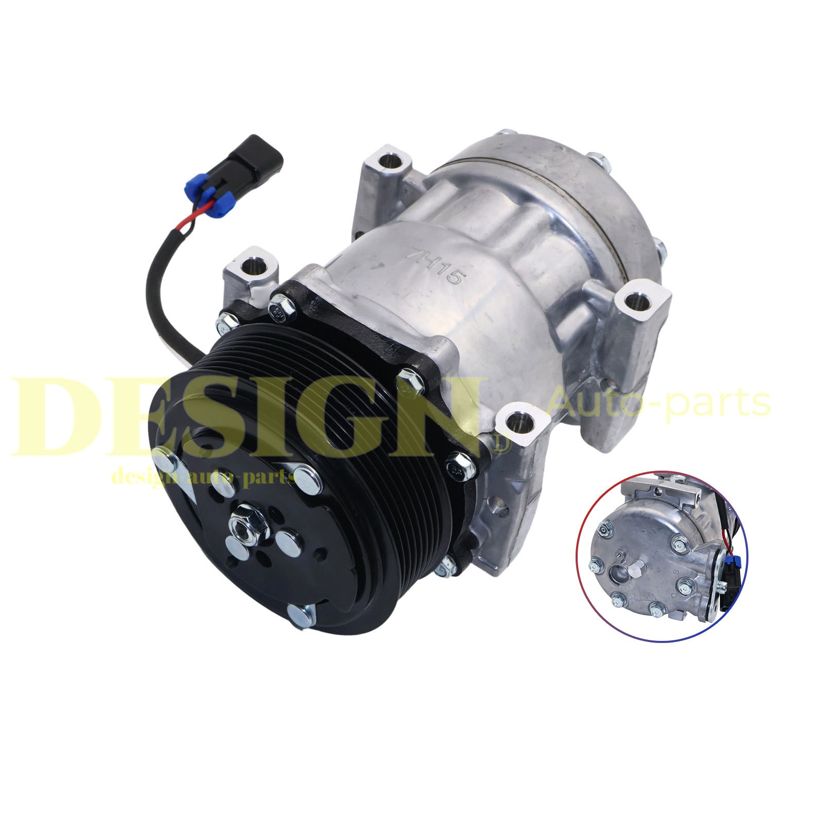 A/C Compressor Replaces Sanden SKI4314S, SKI4615 For Freightliner M2 106 2008-10