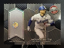 2023 Topps Chrome Mookie Betts Authentics Relic Los Angeles Dodgers Game Used