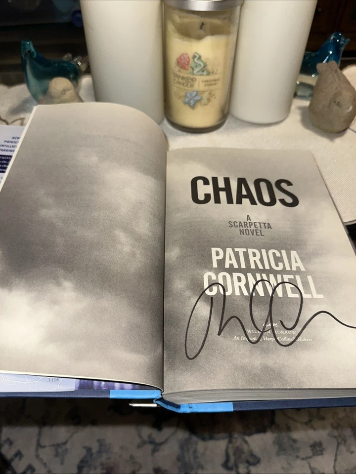Патрисия Корнуэлл Хаос 1-е издание подписанная твердая обложка - Изображение 2 из 4