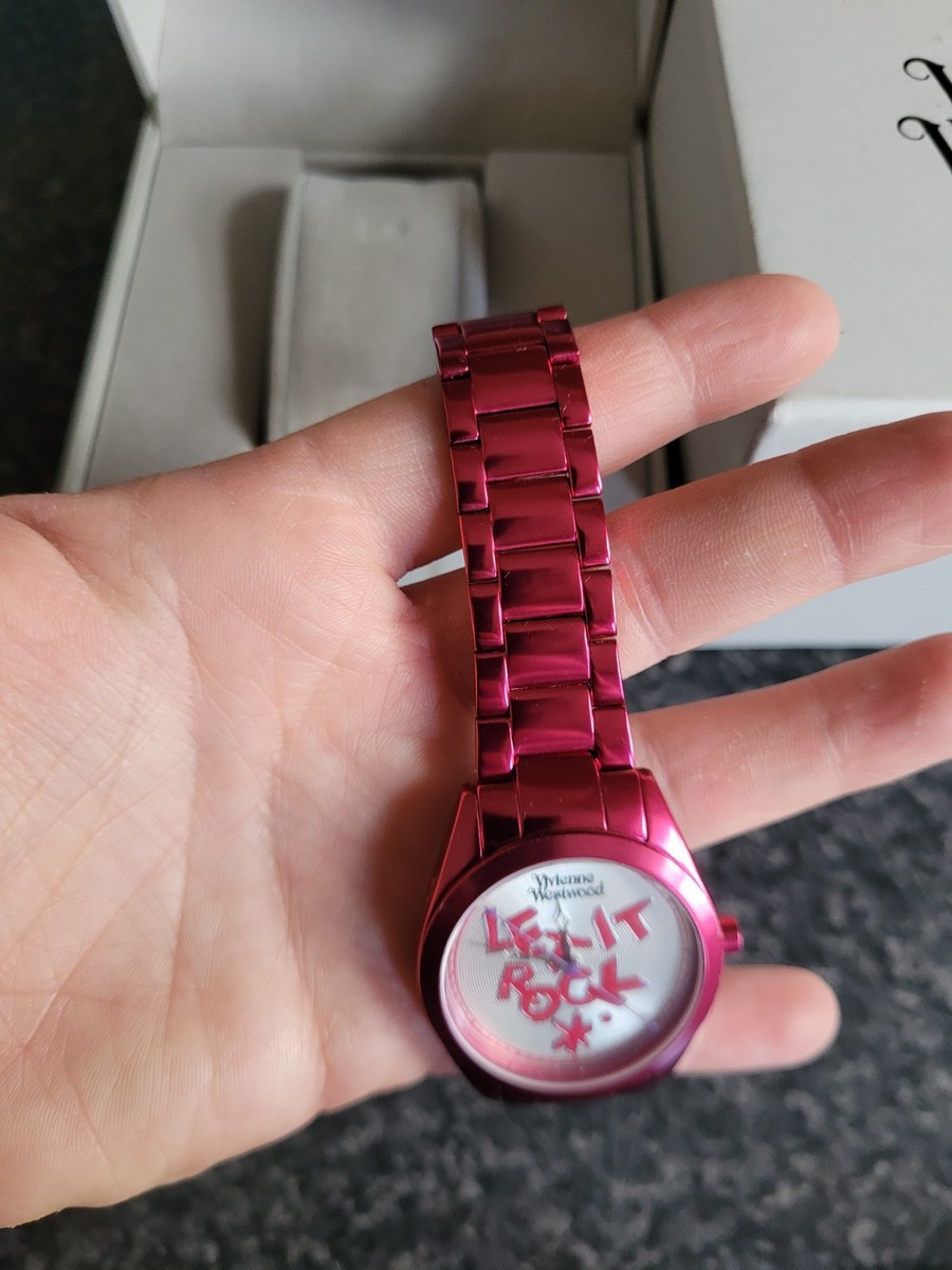 Limited Edition Vivienne Westwood Let It Rock Punk Rock Pink Watch