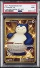 2021 POKEMON SWORD & SHIELD CHILLING REIGN SECRET #224 FULL ART/SNORLAX PSA 9
