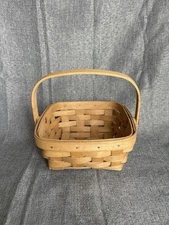 Longaberger 2003 Small Berry Basket Swing Handle 6-1/2”